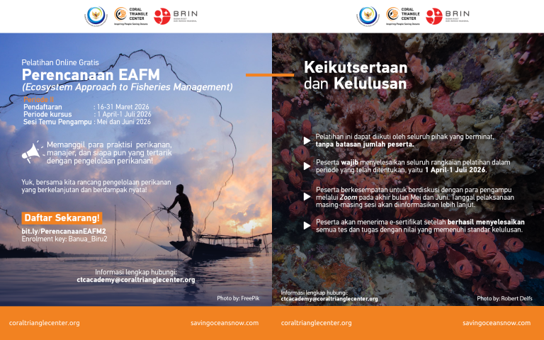 New Batch of Online Course: Ecosystem Approach to Fisheries Management (EAFM) Planning